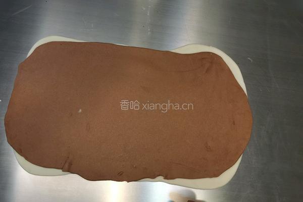 可可螺纹豆沙包的做法图解6