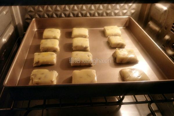 葡萄干方块奶酥小点的做法图解12