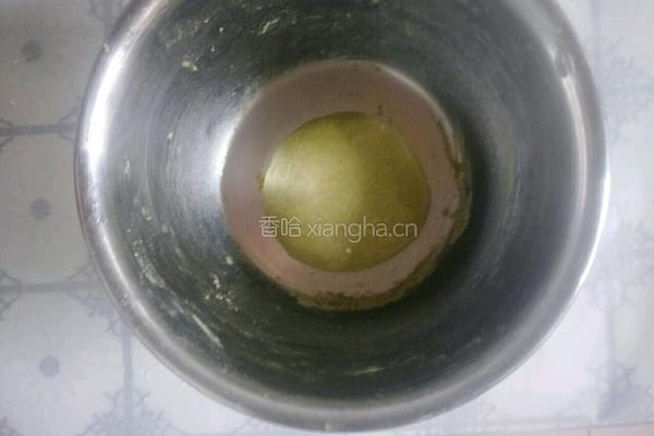 抹茶花形饼干的做法图解7