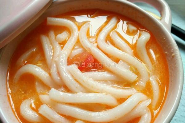 番茄蛋汤乌冬面的做法图解11