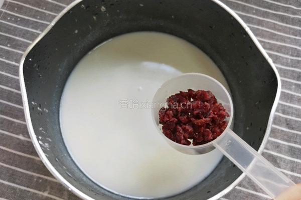 蔓越莓奶糕的做法图解5