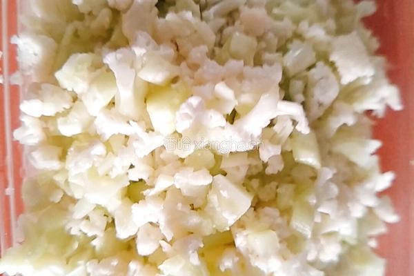 伪菜花炒饭的做法图解2