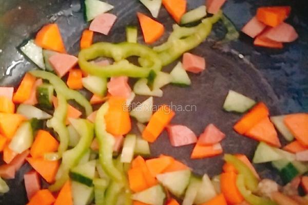伪菜花炒饭的做法图解6