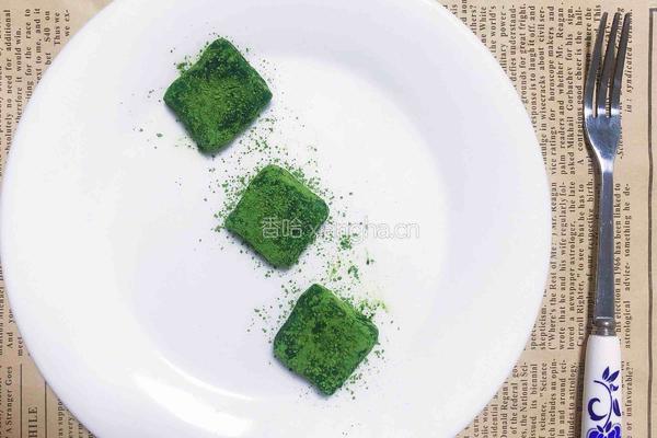 抹茶生巧克力