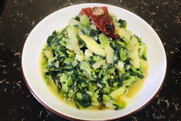 小白菜炖土豆的做法图解9