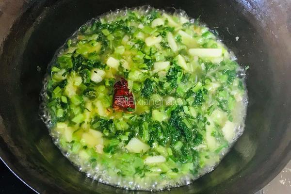 小白菜炖土豆的做法图解7