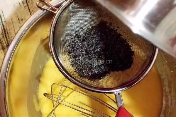 芝麻蛋糕的做法图解6