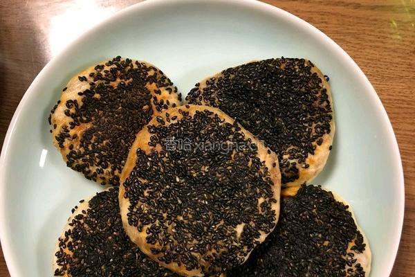 黑芝麻酥饼的做法图解17