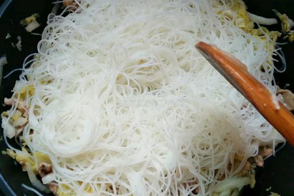炒米粉的做法图解5