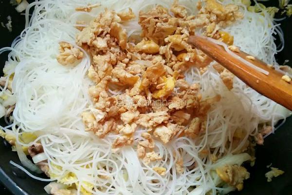 炒米粉的做法图解6