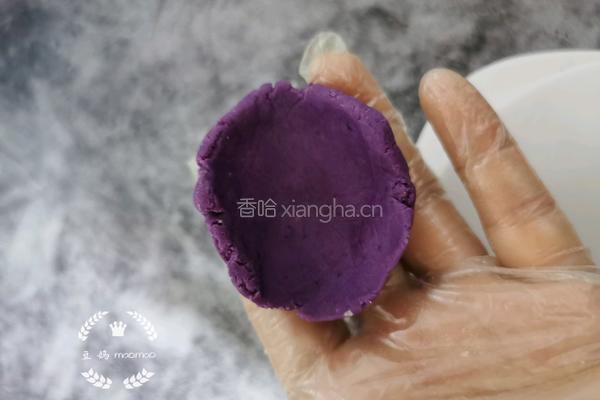 紫薯白芸豆馅饼的做法图解6