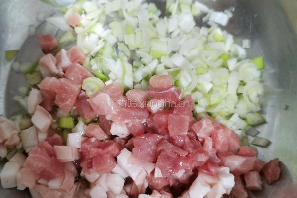 白萝卜玉米面肉团子的做法图解6