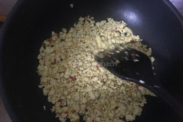 鸡刨豆腐（鸡蛋炒老豆腐）的做法图解6