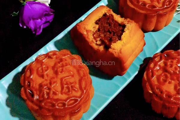 豆沙月饼的做法图解1