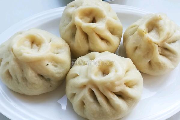 莴笋叶素包子的做法图解10