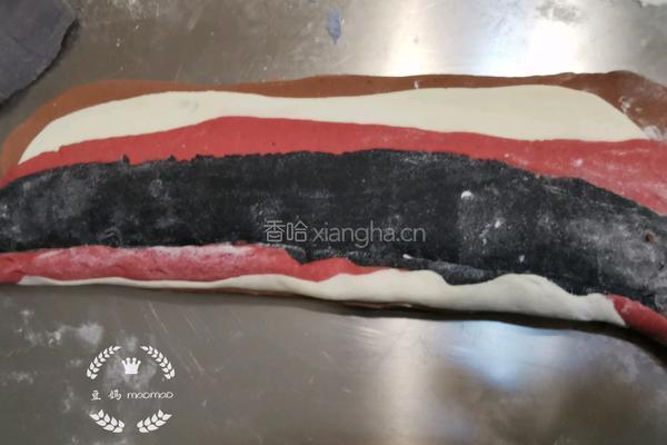 四色甜甜圈的做法图解7