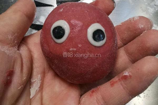 愤怒的小鸟豆沙包的做法图解9