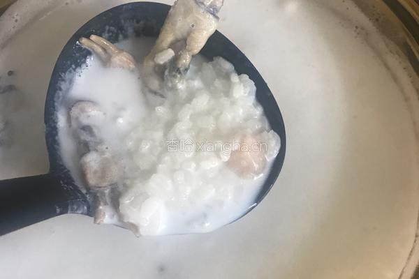 海鲜牛奶粥的做法图解5