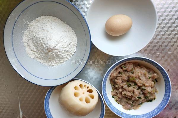 藕夹饼的做法图解1
