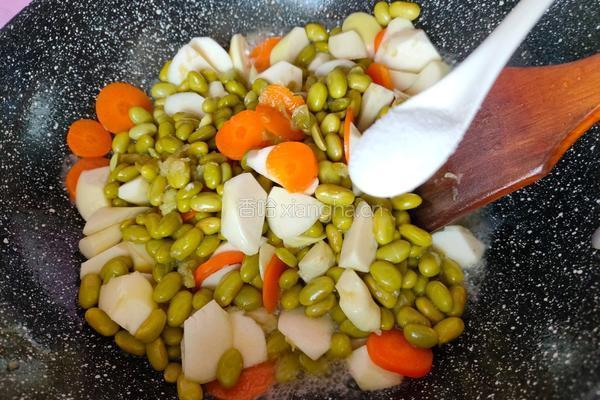 茭白毛豆炒肉丝的做法图解8