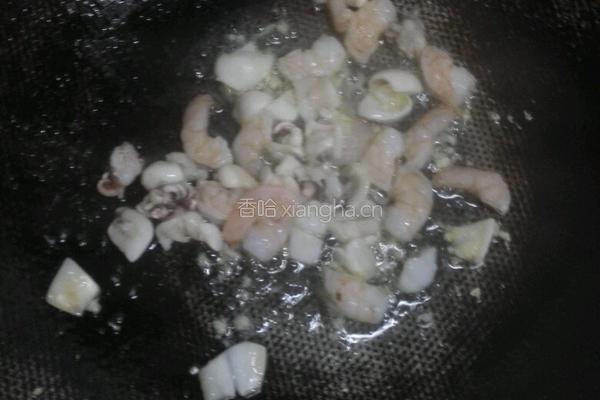 番茄海鲜粥的做法图解4