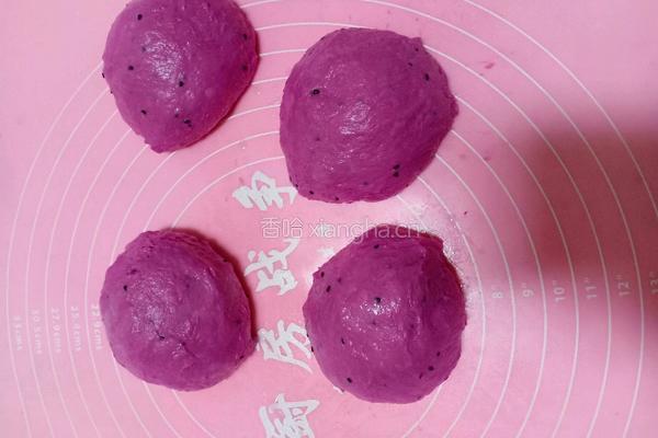 火龙果奶油面包的做法图解5