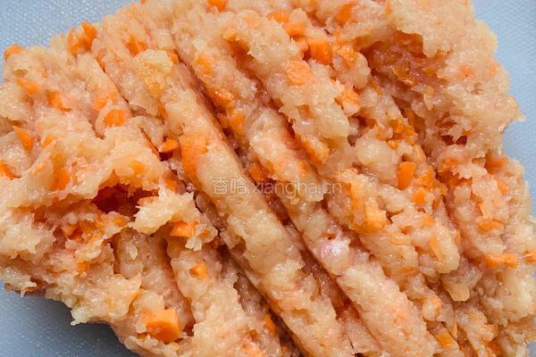 菜干鸡胸肉丸子的做法图解5