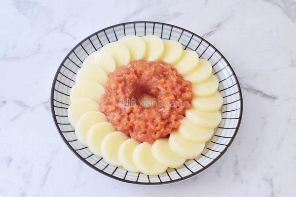 玉子豆腐蒸肉的做法图解6