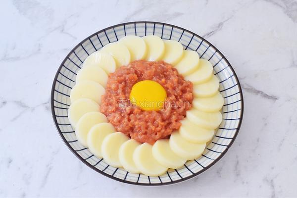 玉子豆腐蒸肉的做法图解7