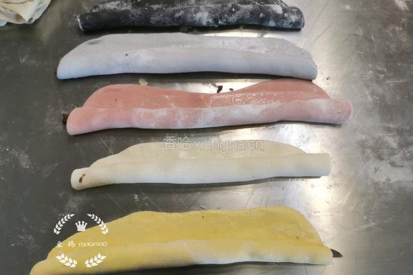 彩虹豆沙卷的做法图解10