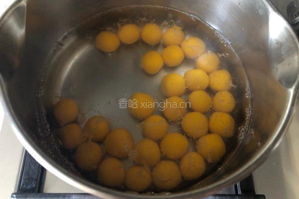 酒酿南瓜汤圆的做法图解10