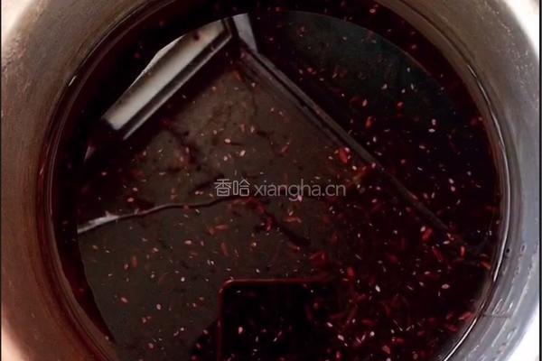 紫米绿豆酸奶糕的做法图解2