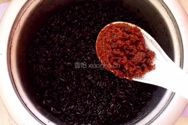 紫米绿豆酸奶糕的做法图解3