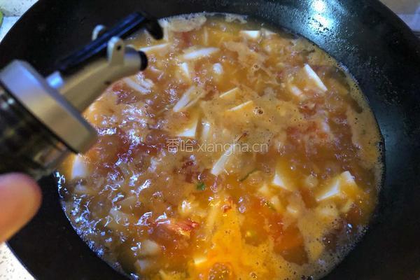 西红柿虾仁豆腐汤的做法图解14