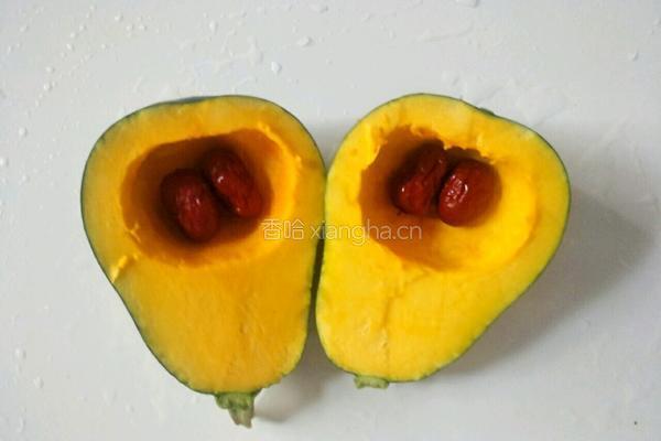 低糖低脂糯米南瓜饭的做法图解4