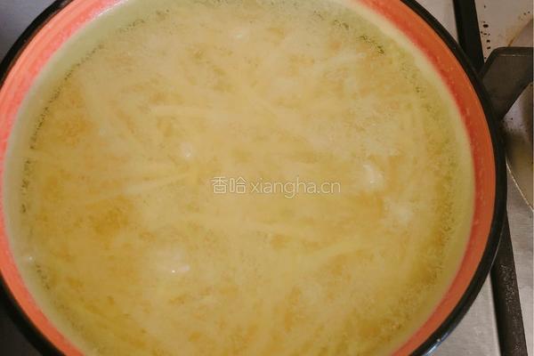 土豆丝鸡蛋饼的做法图解2