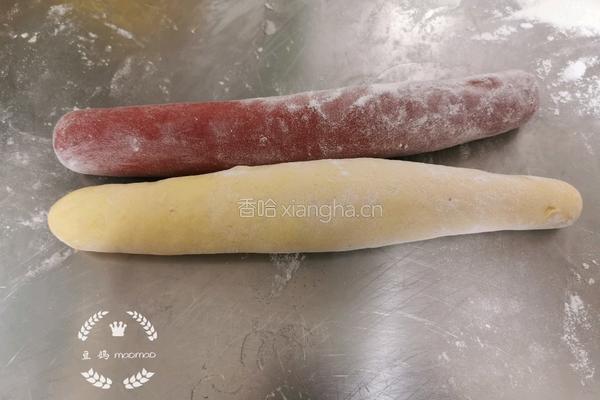 红色大理石甜馒头的做法图解6