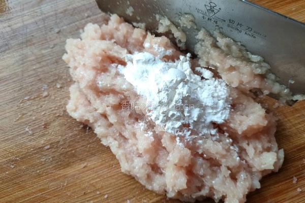 鸡肉豆腐饼的做法图解3