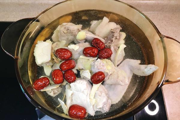 花旗参炖鸡的做法图解5