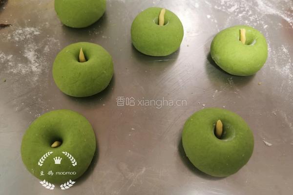 青苹果白芸豆包子的做法图解7