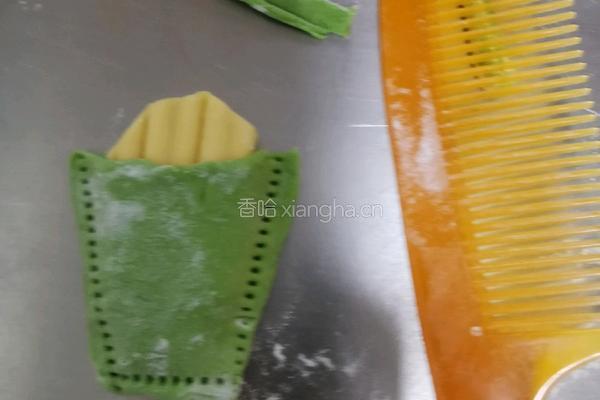 菠菜南瓜薯条馒头的做法图解8