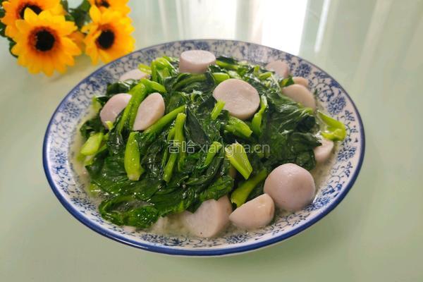小芋炒青菜的做法图解8