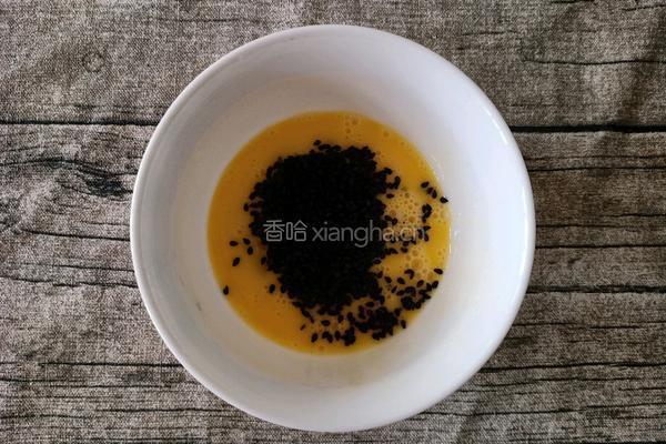 黑芝麻土司条的做法图解4