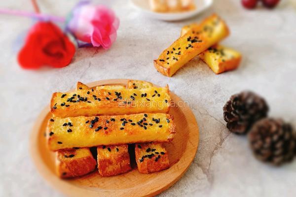 黑芝麻土司条的做法图解8