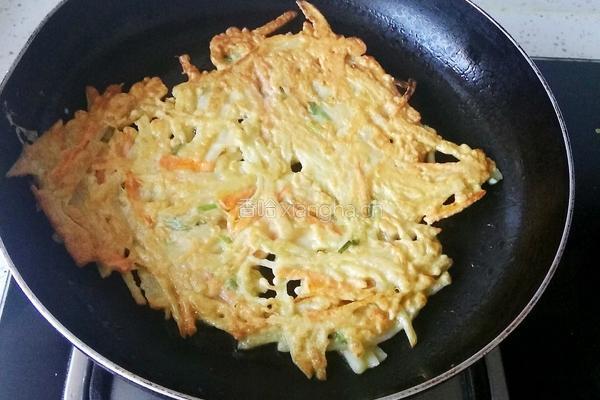 土豆丝煎饼的做法图解5