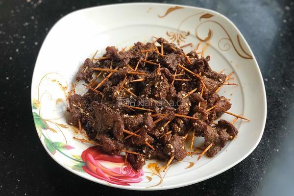 安式牙签牛肉的做法图解10