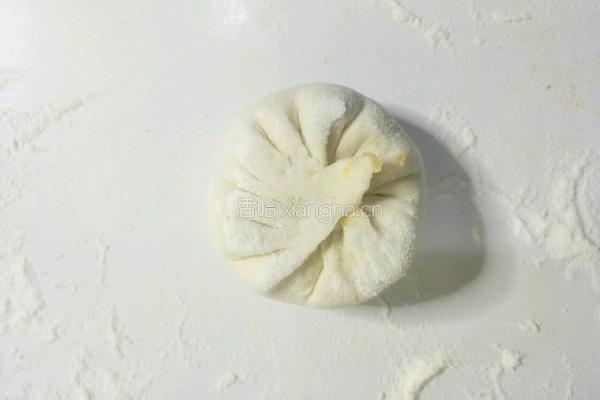 爱心奶黄包的做法图解16