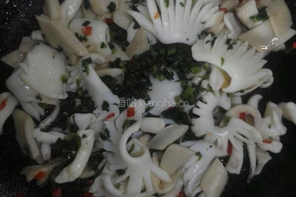 鸡汁墨鱼杏鲍菇的做法图解7