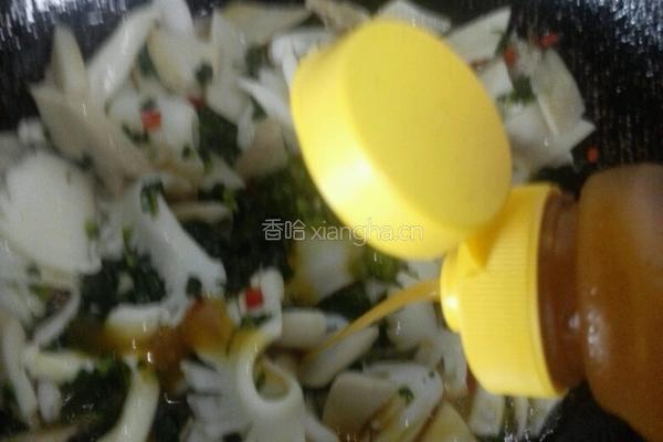 鸡汁墨鱼杏鲍菇的做法图解8