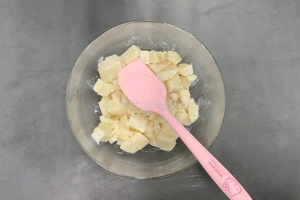 不用烤箱做的金沙冰皮月饼的做法图解4